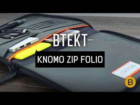 Knomo Zip Folio: Smart on-the-go storage for your gadgets