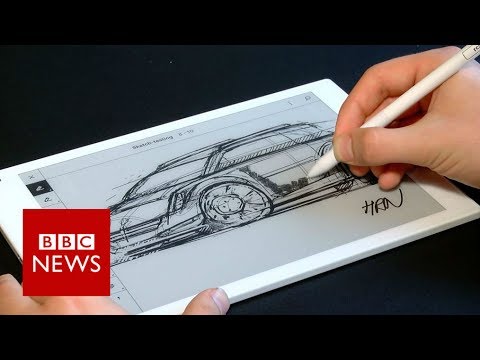 Digital notepad 'feels like real paper' – BBC News