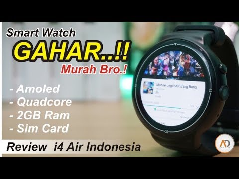 Smartwatch Murah tapi GAHAR – RAM 2GB, Quadcore, AMOLED | Review i4 Air INDONESIA