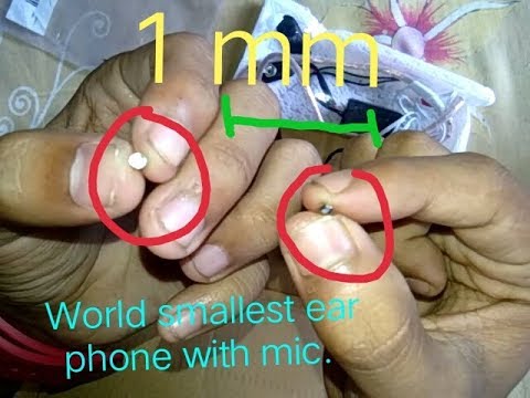 wireless headphone II Unboxing of world smallest ear phone with mic II KN creation