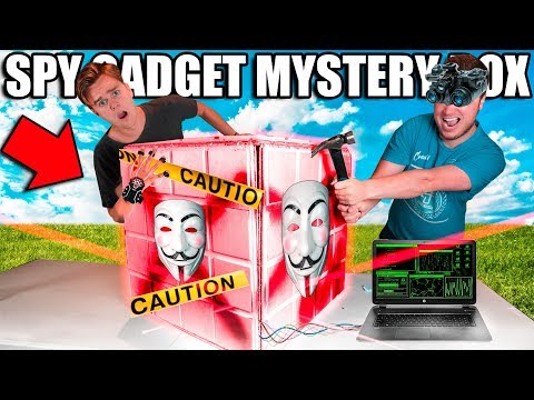 $10,000 SPY MYSTERY BOX!📦🕵🏻‍♂️Box Fort Bank Heist! Toys, Gadgets & More!