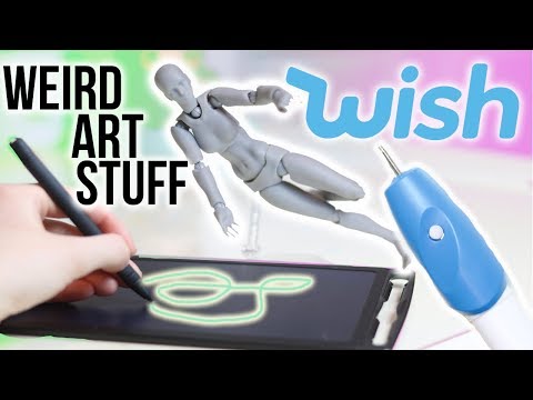 Trying WEIRD Art Stuff I found on Wish!