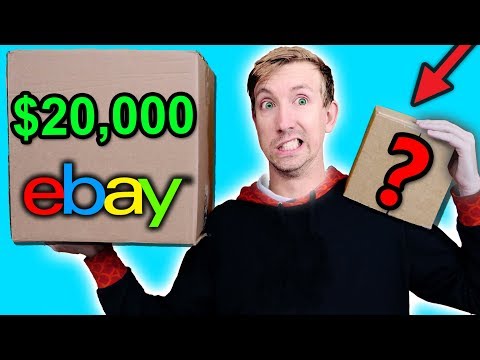 $10 VS $20,000 EBAY MYSTERY BOX Challenge Unboxing Haul! (Penny worth more than Bitcoin?!)