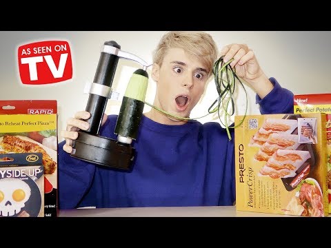 i made food using AS SEEN ON TV kitchen gadgets