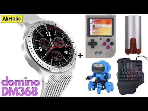 DOMINO DM368 Smartwatch review + 6 Geeky gadgets | AliExpress Unboxing