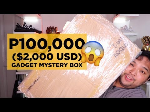 P100,000 ($2,000) GADGET MYSTERY BOX UNBOXING!!! I GOT SMARTPHONE, LAPTOP, ETC!!! OMG!!!!