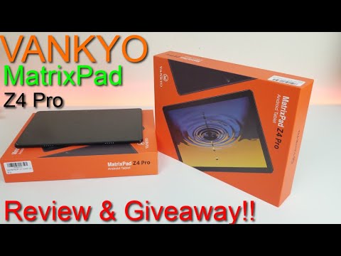 Vankyo MatrixPad Z4 Pro Android Tablet | 10 inch IPS screen, Android 9 Pie, under $120