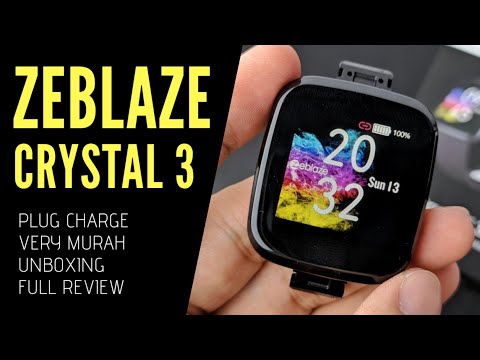 ZEBLAZE CRYSTAL 3 – Smartwatch ip67 waterproof – Unboxing and Full Review (With Subtitle)
