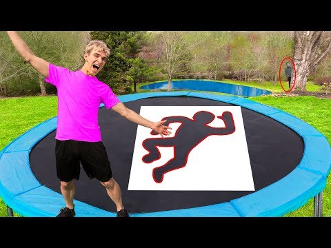 Jumping Through IMPOSSIBLE Shapes! (Game Master Spy Gadget Trampoline Challenge)